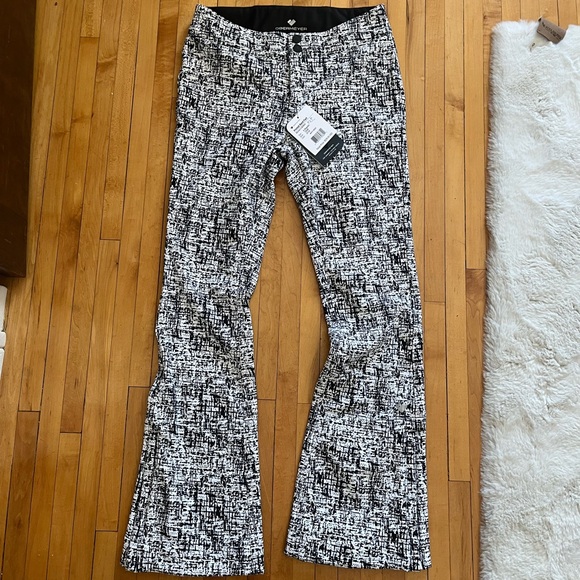 Obermeyer Black and White Patterned Pants - Picture 3 of 3